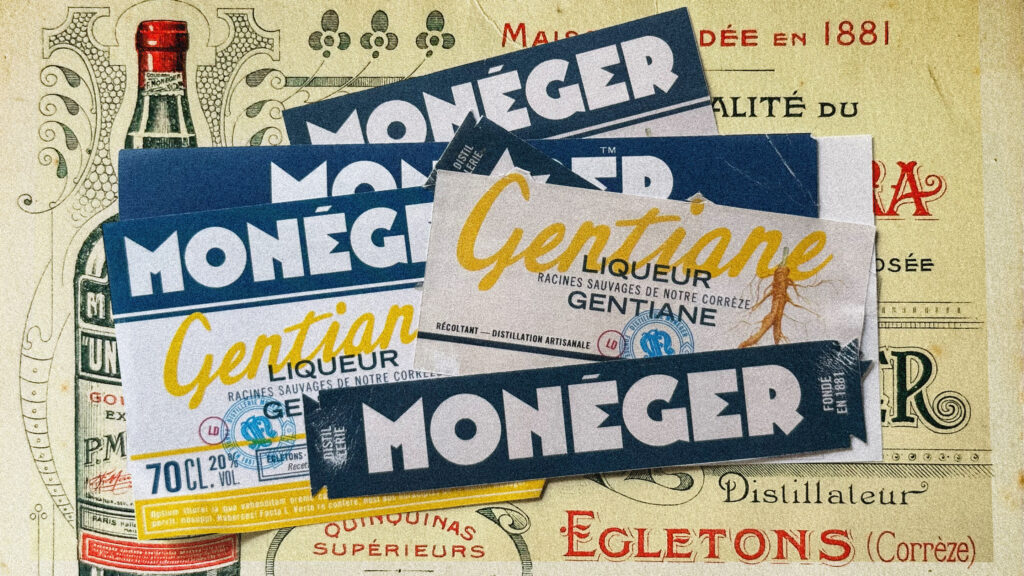 Ambiance branding Monéger — photographie spiritueux patrimonial · vrai studio