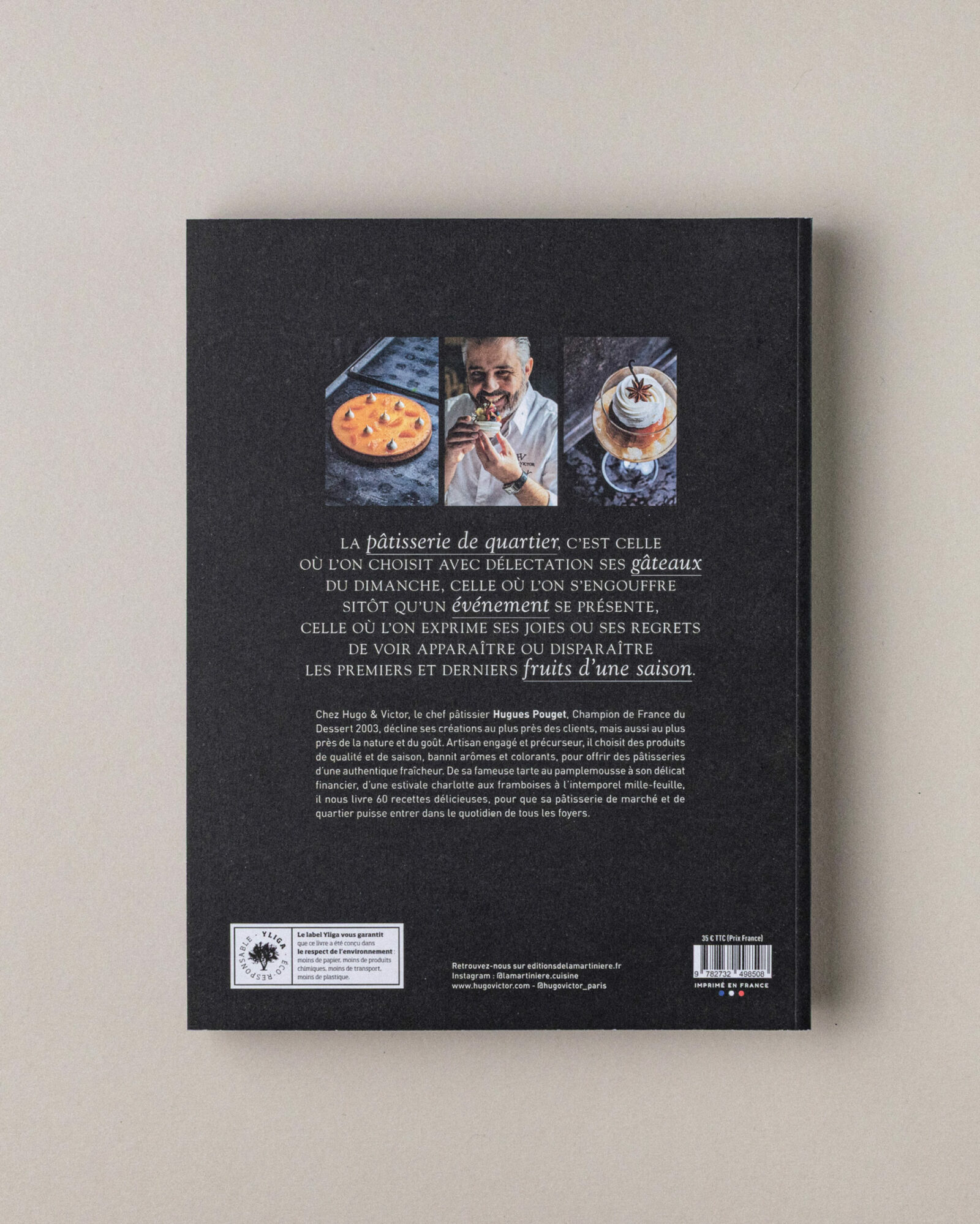 Image d'accueil — photographie culinaire Hugo & Victor · La Martinière · vrai studio